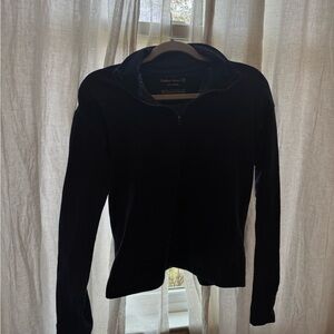 Outdoor Voices Navy Quarter-Zip Pullover